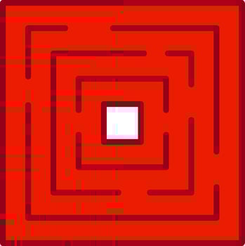 Maze Vector Icon