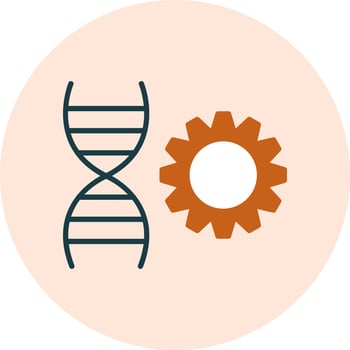 Genetic Vector Icon