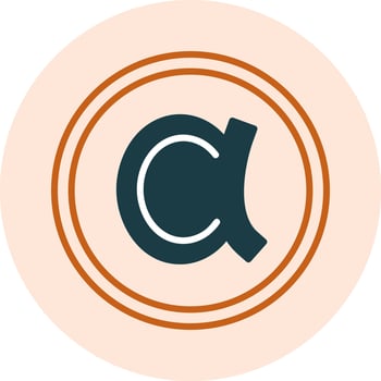 Alpha Vector Icon