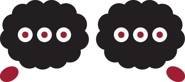 Thoughts Vector Icon