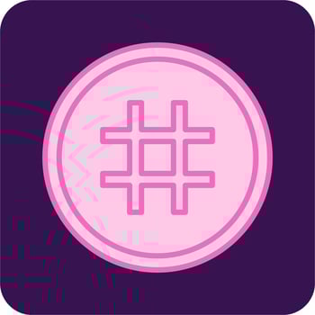 Hashtag Vector Icon