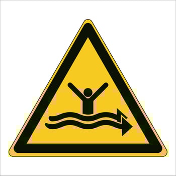 ISO 7010 Registered safety signs symbol pictogram Warnings Caution Danger Strong currents vector