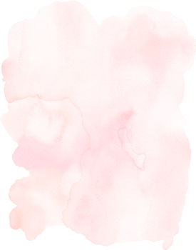 Pink watercolor texture hand-painted png