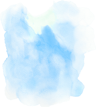 Blue sky Watercolor Texture Hand-painted png