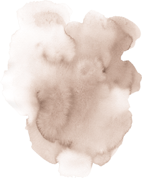 Brown watercolor texture hand-painted png
