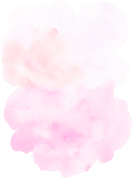 Pink watercolor texture hand-painted png