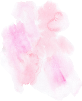 Pink watercolor texture hand-painted png