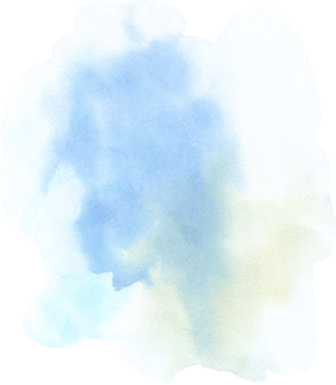 Blue sky Watercolor Texture Hand-painted png