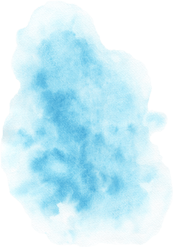 Blue sky Watercolor Texture Hand-painted png