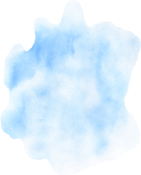 Blue sky Watercolor Texture Hand-painted png