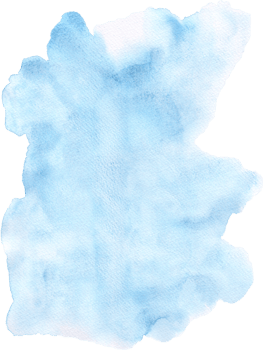 Blue sky Watercolor Texture Hand-painted png