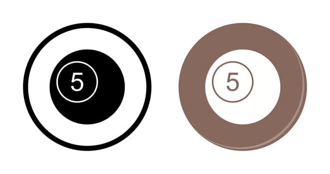 Pool Balls Vector Icon