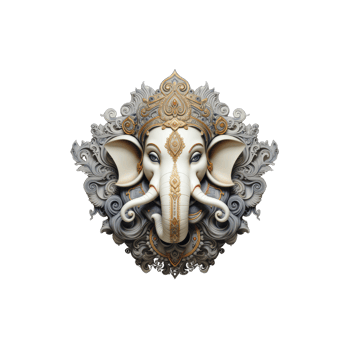 Hindu God Ganesh. AI Generative png