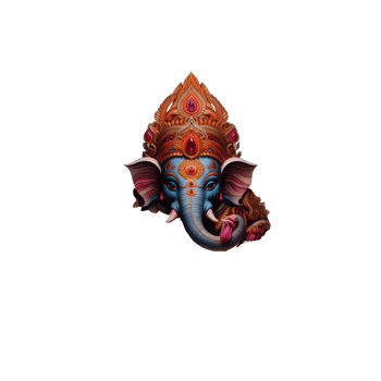 Hindu God Ganesh. AI Generative png