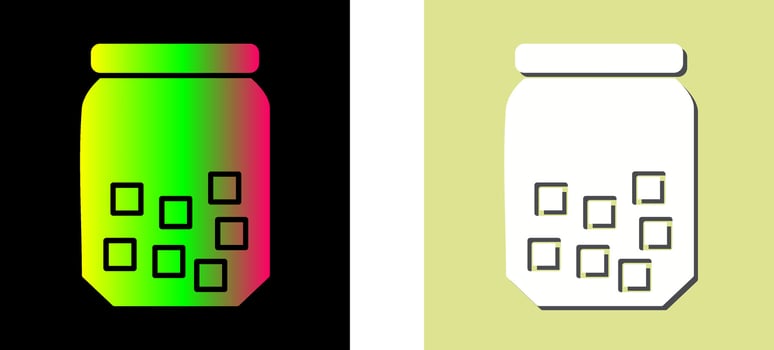 Sugar Bottle Vector Icon