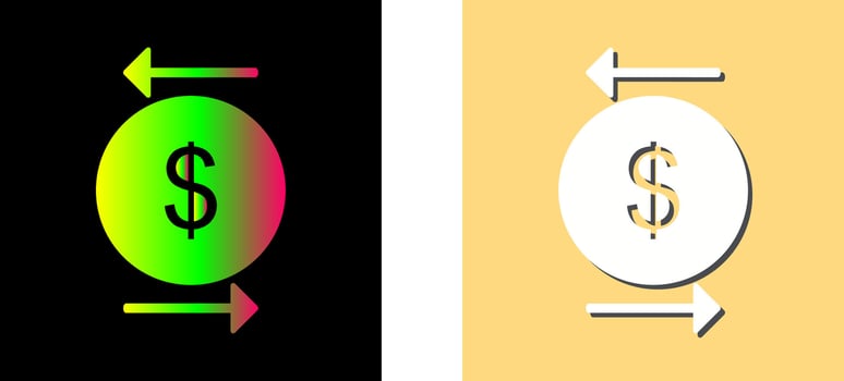 Unique Transcation Vector Icon