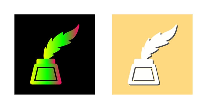 Inkwell Vector Icon