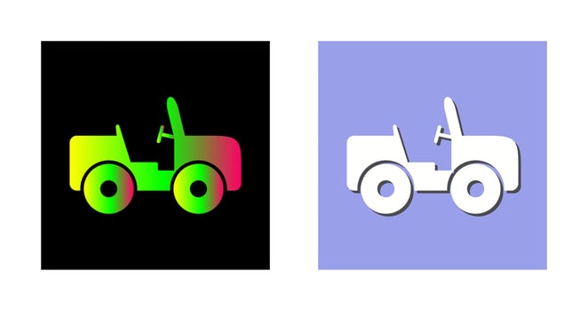 Safari Jeep Vector Icon