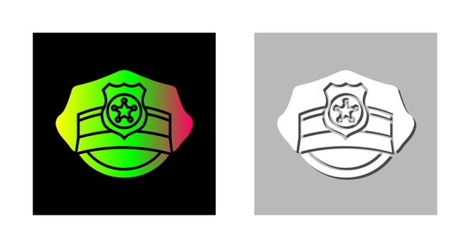 Police Hat Vector Icon