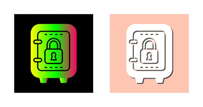Safe Box Vector Icon