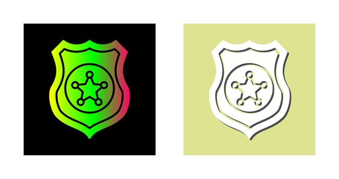 Police shield Vector Icon