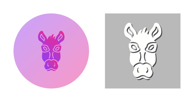 Donkey Vector Icon