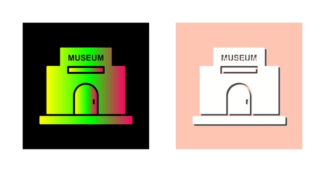 Museum Building Vector Icon