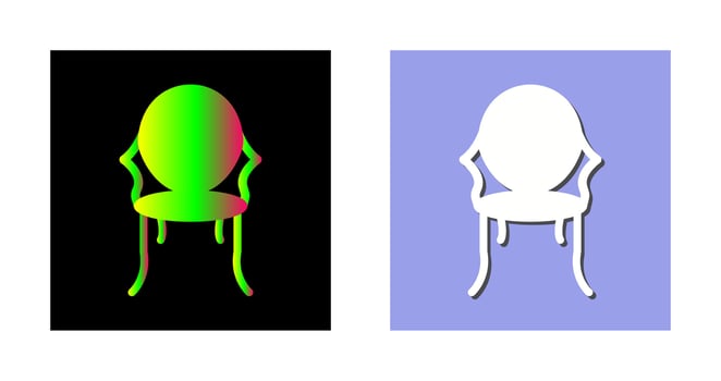 Ancient Chair Vector Icon