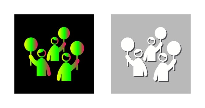 Protest Vector Icon