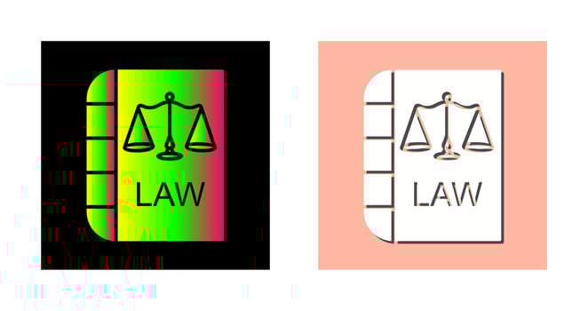 Law and Order Vector Icon