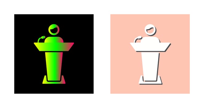 Elected Candidate Vector Icon