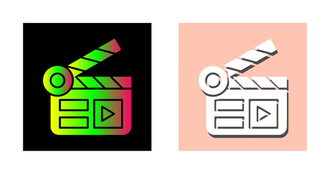 Clapper Board Vector Icon