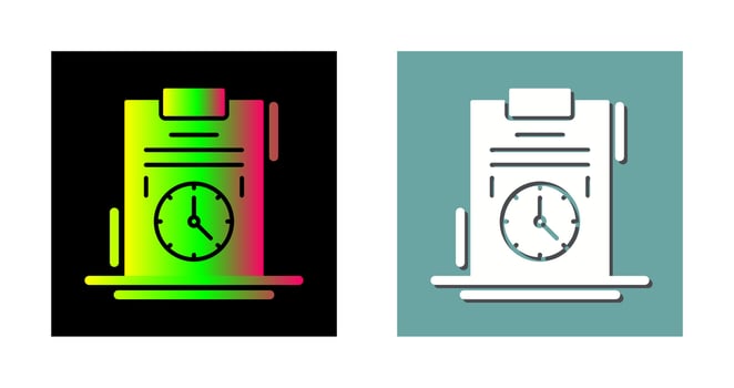 Time Management Vector Icon