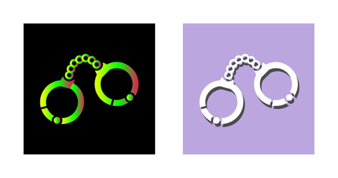 Handcuffs Vector Icon