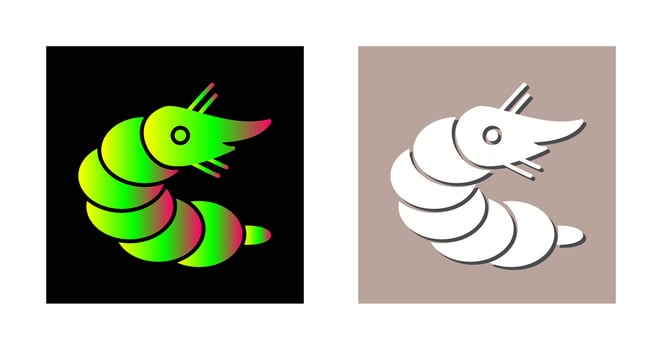 Shrimp Vector Icon