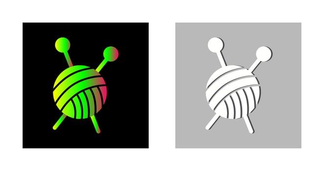 Knitting Vector Icon