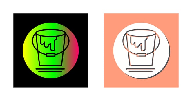 Paint Bucket Vector Icon