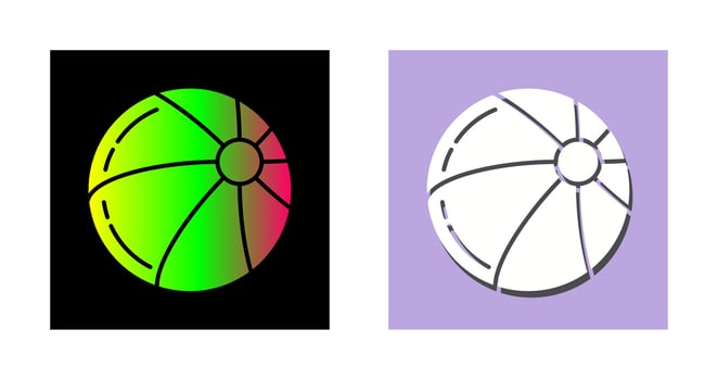 Beach Ball Vector Icon