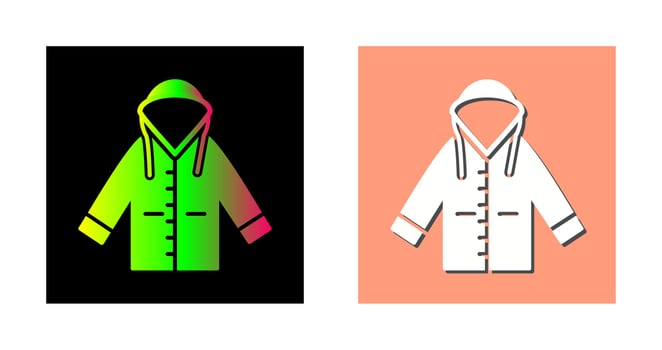 Raincoat Vector Icon