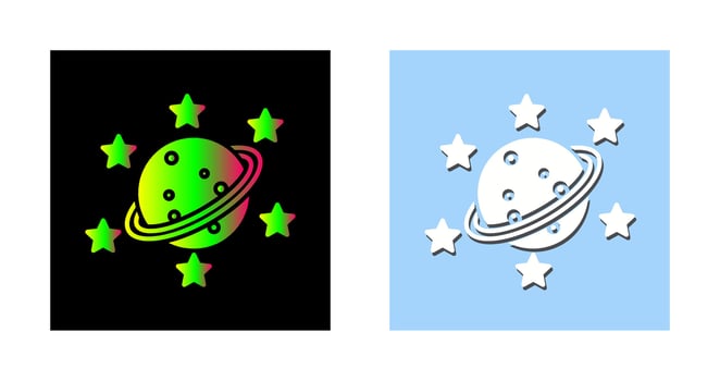 Saturn Vector Icon