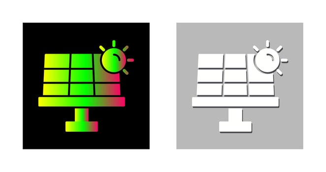 Solar Energy Vector Icon