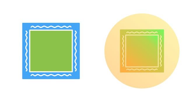 Unique Frame Vector Icon