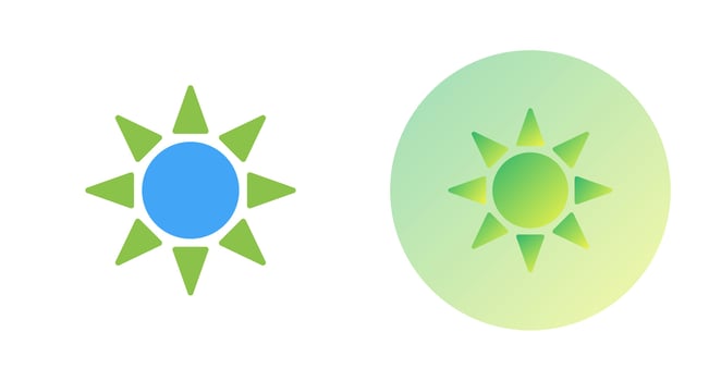 UV Radiation Vector Icon
