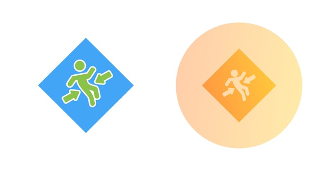 Crush Zone Vector Icon