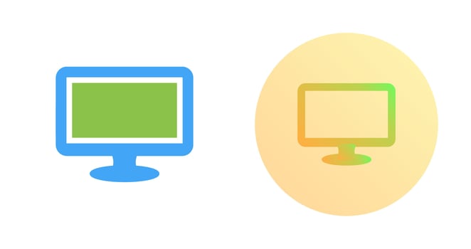 Monitor Vector Icon