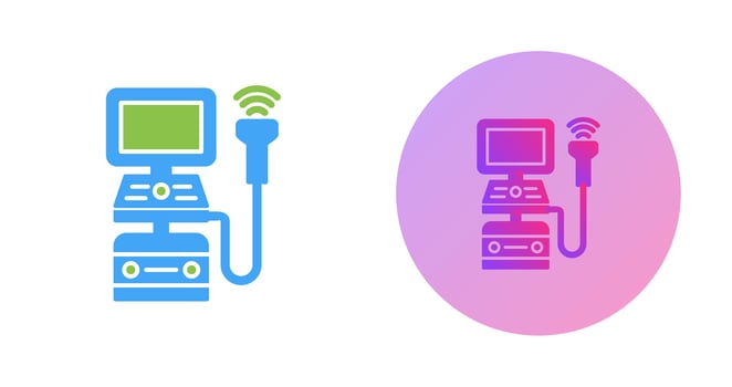 Ultrasound Machine Vector Icon