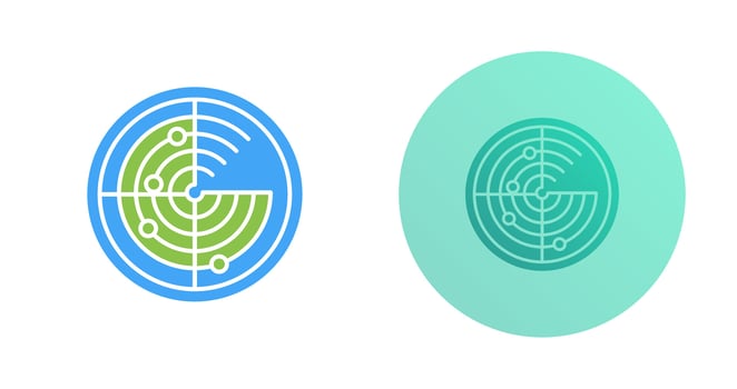 Radar Vector Icon