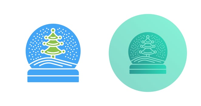 Snow Glob Vector Icon