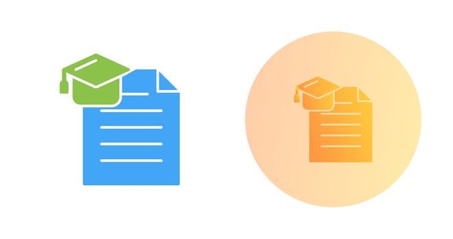 Degree Vector Icon