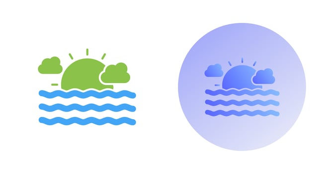 Sea Vector Icon